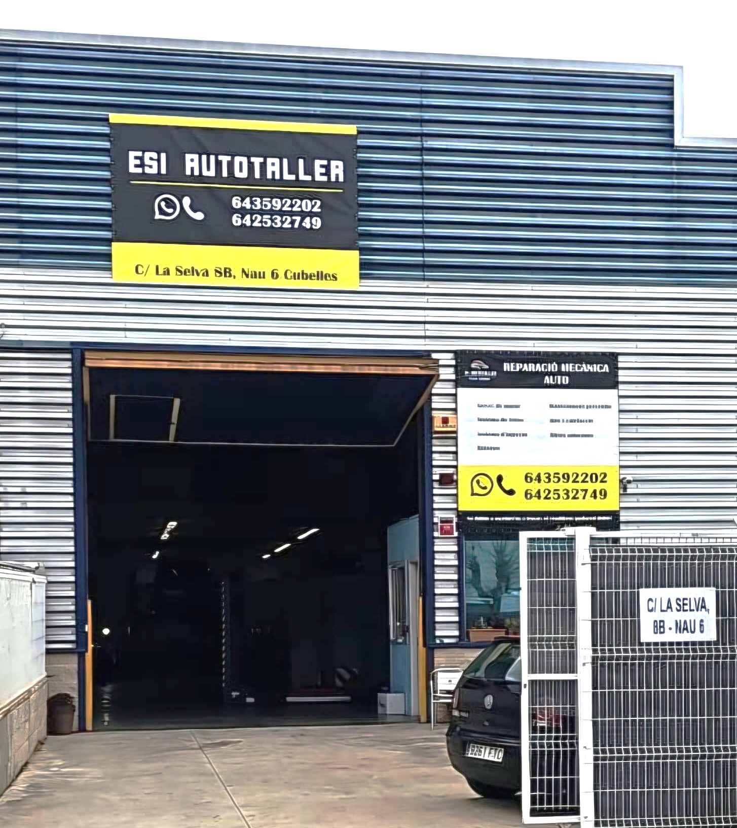 Fachada ESI Autotaller - Cubelles